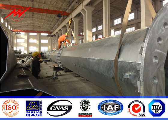 De gegalvaniseerde 70ft Distributie van Elektromachtspool voor het Project van 132kv 69kv Filippijnen