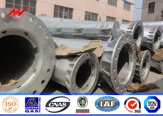 9M 440DAN Dan van de Octagonal Utility Power Poles Distributie Hete Onderdompelings de Gegalvaniseerde Macht Polen