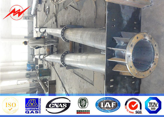 Elektrische stalen hoekvorm Buisvormige torens Krachtoverbrenging Hulpkantoor Krachtpaal