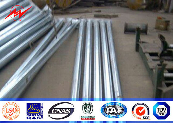 Achthoekige Openluchtstraatlantaarn Polen 5M tot 15M met 60mm Dia Dubbel Gebogen Wapen