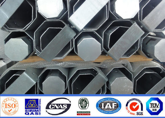 50ft achthoekige elektrische stroompool voor stroomoverdracht 10 KV 550 KV 1.8 Veiligheid factor