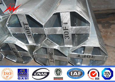 4000 Dan Electrical Transmission Poles Hete Onderdompeling die met Toebehoren wordt gegalvaniseerd