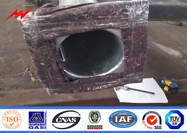 12m Gegalvaniseerd Staal om Achthoekige Straatlantaarn Polen voor Gebiedsverlichting