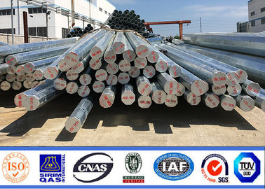 8m 11m galvaniseerde de Hete Onderdompeling Achthoekig Staal Pool voor Transmissielijn