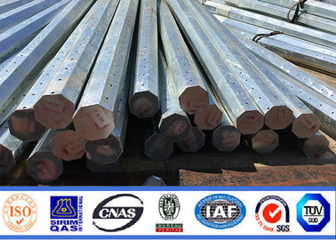 8m 11m galvaniseerde de Hete Onderdompeling Achthoekig Staal Pool voor Transmissielijn