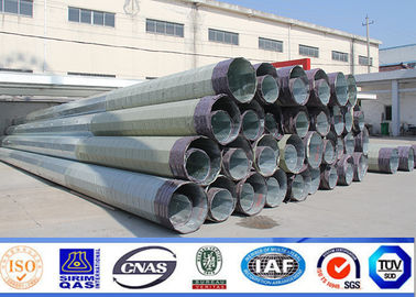 16m 2500dan Galvanisatie Steel Tower Pole 90ft Afrika Transmissie Lijn Metalen Post