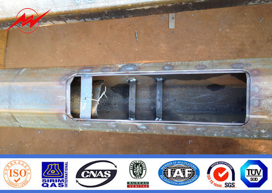 8m 10m 12m warm gedip galvaniseerde stalen stroompool met kleur polyester poedercoating