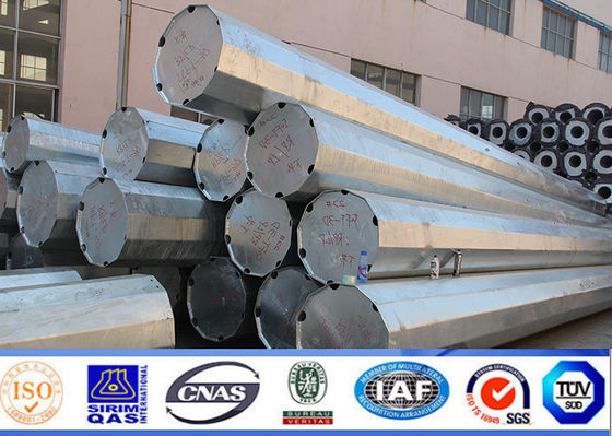 80FT - 90FT Monopool Toren Communicatie Distributielijn met Beschermingskooi