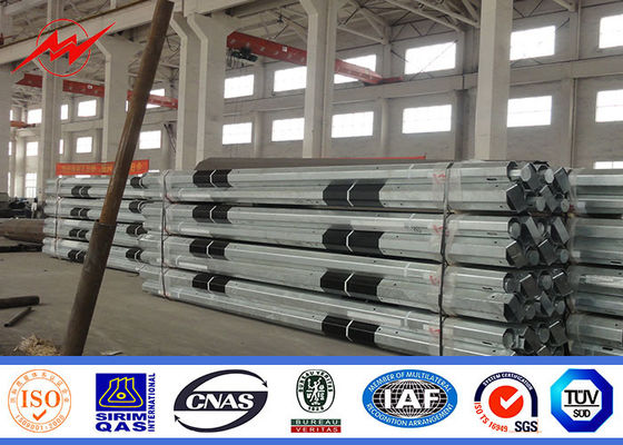 Hete Onderdompeling 11m 12m 15m Gegalvaniseerde Verminderde Monopole Toren
