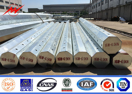 25ft 30ft 35ft 40ft Elektrische elektriciteitsleiding Pol gegalvaniseerd staal