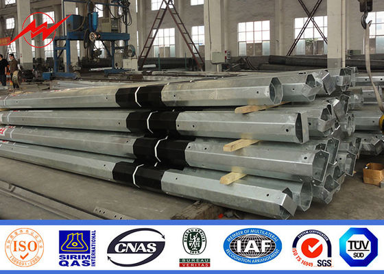 25ft 30ft 35ft 40ft Elektrische elektriciteitsleiding Pol gegalvaniseerd staal