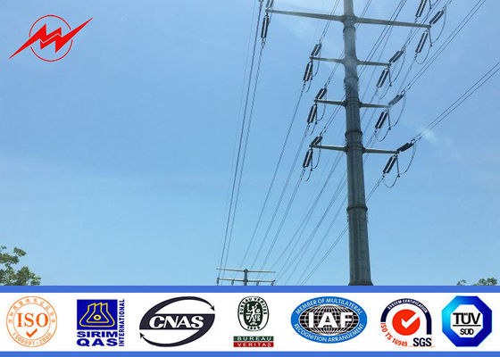 12m Columniform Gegalvaniseerde de Windsnelheid 160km/Hour 30m/S van Staalpool