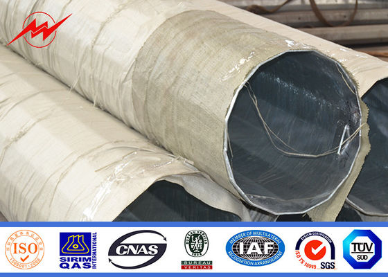 60ft 65ft het Gegalvaniseerde Staal Tubulaire Pool van de Bitumenbegrafenis Type voor Transmissie