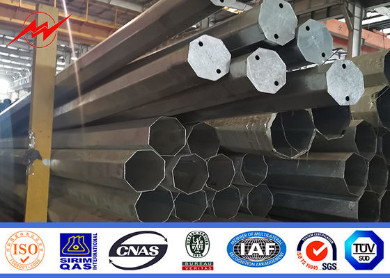 Q345 gegalvaniseerde stroomtransmissie stalen paal buisvormige paal 32m