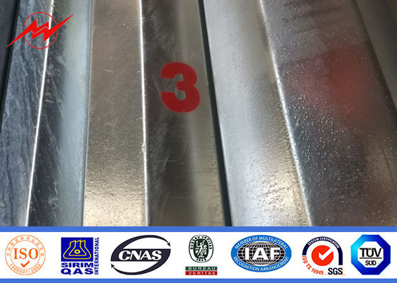 S355JR het staal Tubulaire Pool galvaniseerde de Elektriciteitsdistributie van de Machtstransmissie