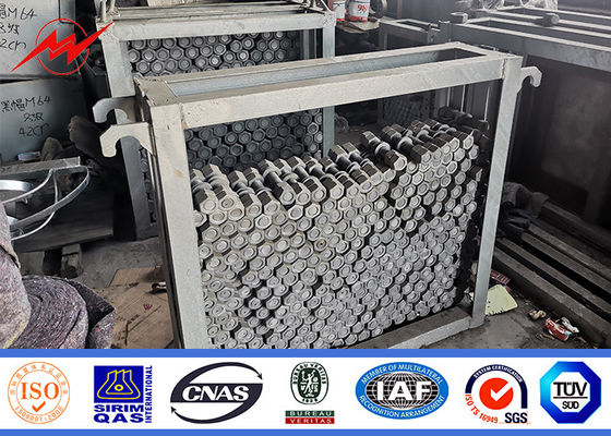 16m 1200 Dan Steel Tubular Pole Galvanized voor het Buitenproject van de Distributielijn