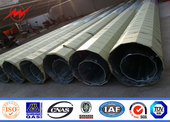 Achthoekige 11.8m 4000 Dan Electrical Power Pole Yiled Sterkte 355mpa