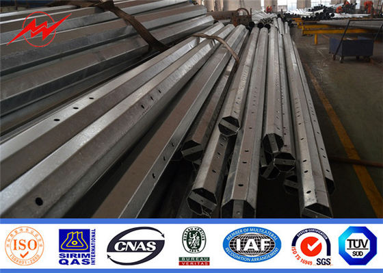 18m 300-1000KG Design Load Steel Power Pole voor hoogspanningstransmissie