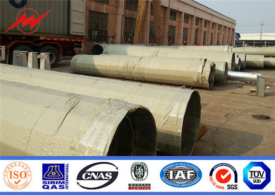 18m 300-1000KG Design Load Steel Power Pole voor hoogspanningstransmissie