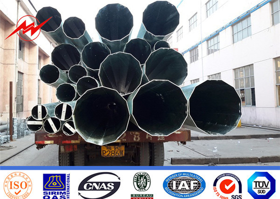 69kv 30ft 35ft 40ft 50ft de Hete Onderdompelings Gegalvaniseerd Staal van Elektromachtspool voor Transmissie