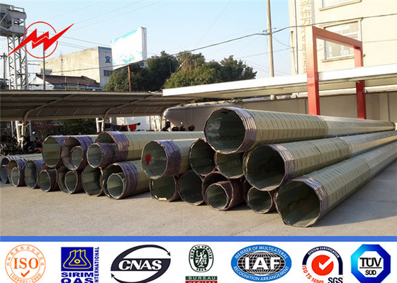 9m 200 Dan Steel Power Pole Eleactrical voor 33kv-Kabels
