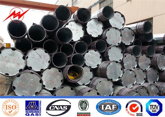 Q345 gegalvaniseerde stroomtransmissie stalen paal buisvormige paal 32m