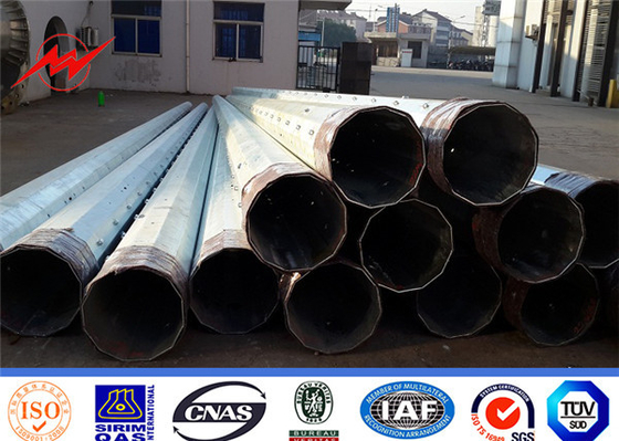 NEA gegalvaniseerde kracht achthoekige stalen paal 25FT 30FT 35FT 40FT 45FT Filippijnen Electric