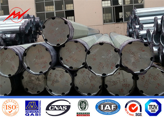 25ft Nea Standard Galvanized Steel Pole Achthoekige Elektro