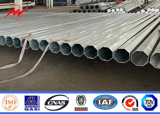 Van de Transmissiepolen van de hoogspannings33kv Macht Elektrische Staal van de de Kringsgalvanisatie het Dubbele