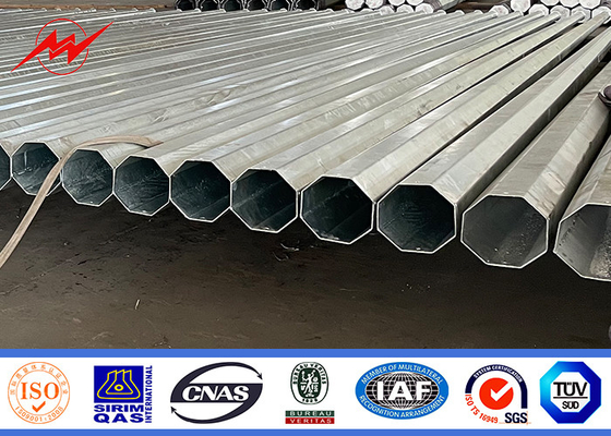 NEA Hot Dip Galvanized Tubular Pole 25ft 35ft 45ft Voor stroomoverdracht