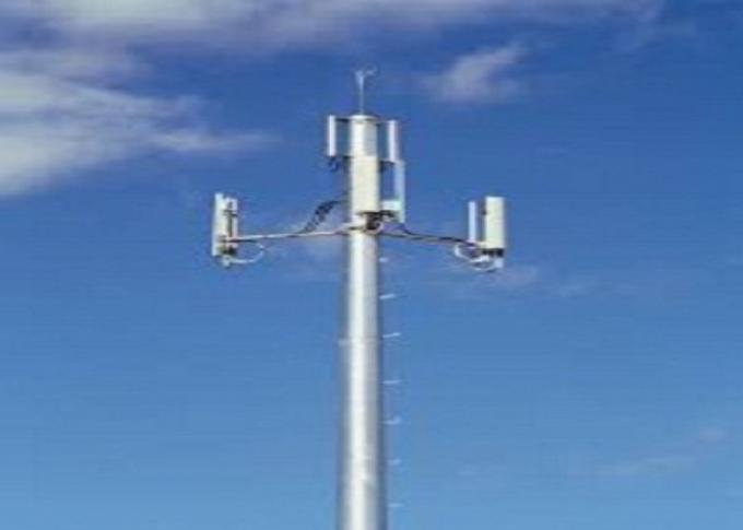 35m Hoogte Gegalvaniseerde Polen Monopool Toren 1800 Dan Conical Pole ASTM A 123 1