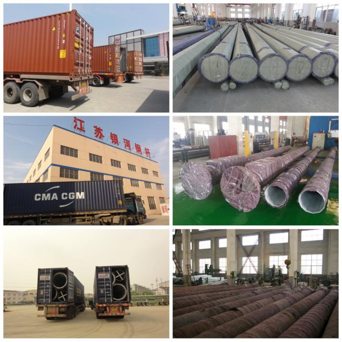 Jiangsu milky way steel poles co.,ltd fabriek productielijn 1
